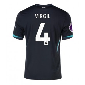 Liverpool Virgil van Dijk #4 Gostujuci Dres 2024-25 Kratak Rukavima